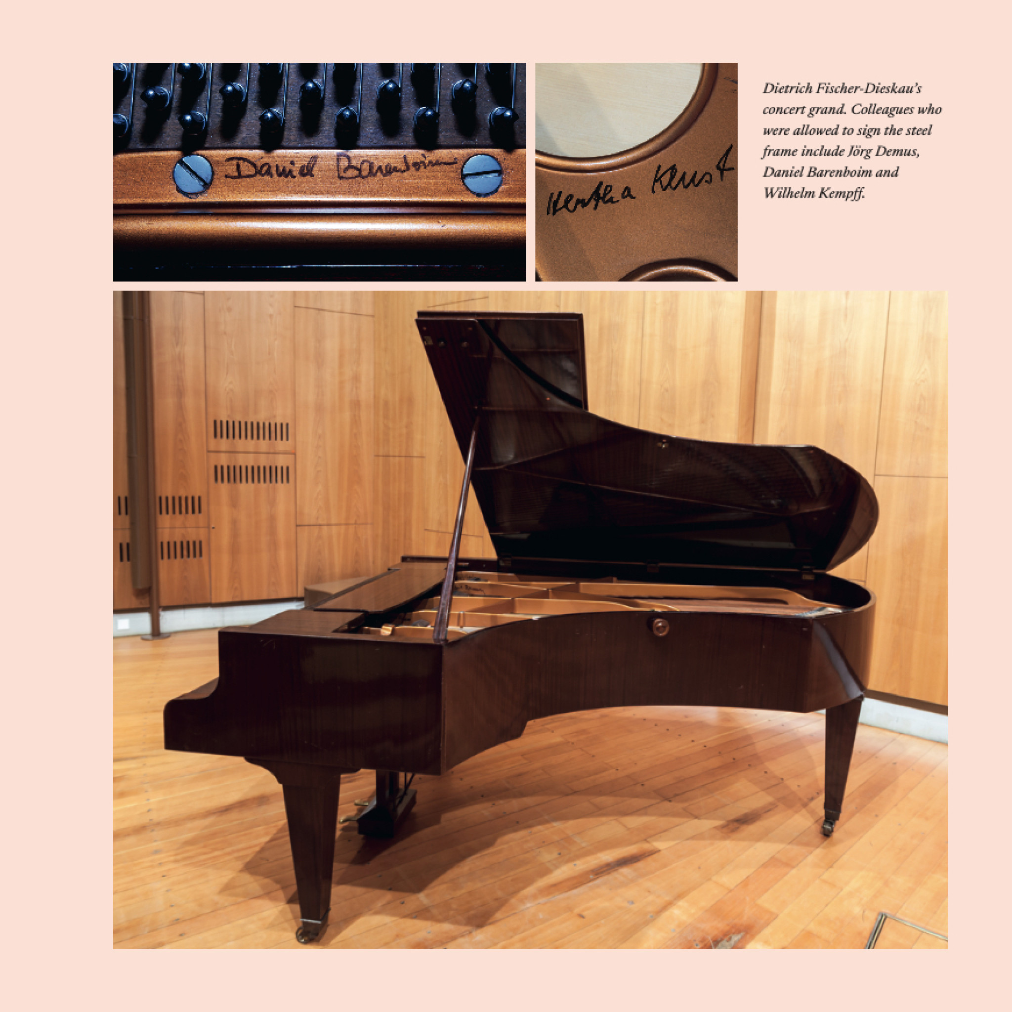Dietrich Fischer-Dieskau - Signed Piano