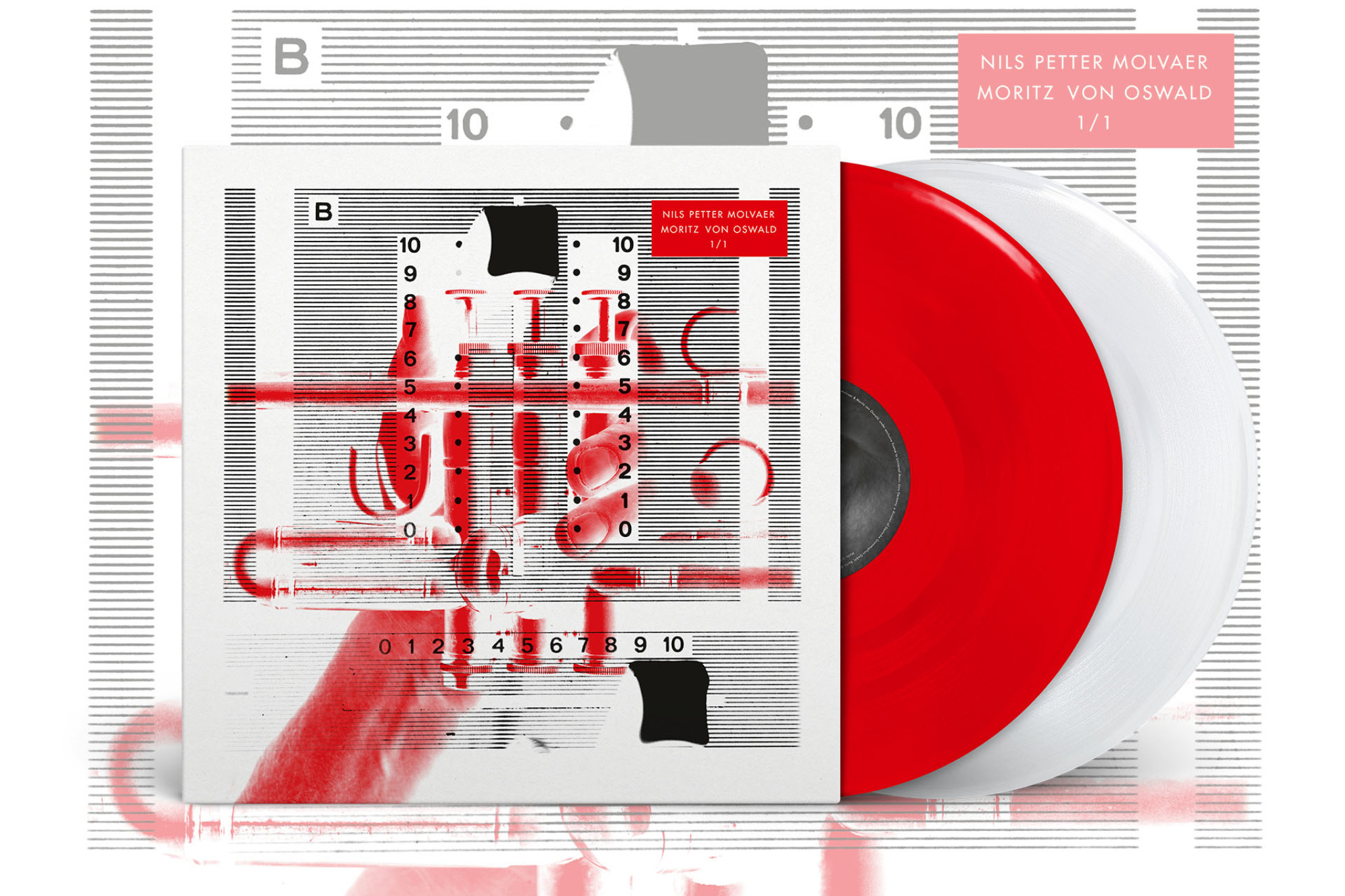 Nils Petter Molvaer & Moritz von Oswald: 1/1 (Ltd. Ed. Red & White 2LP) 