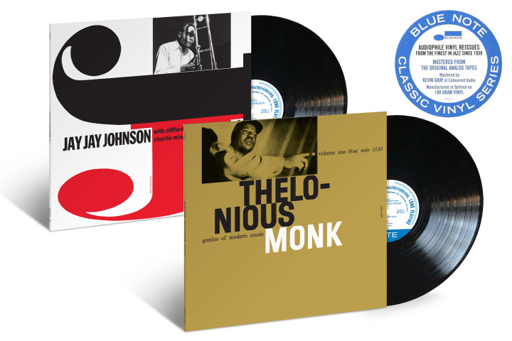 JazzEcho-Plattenteller: Thelonious Monk "Genius Of Modern Music" / J. J. Johnson "The Eminent Jay Jay Johnson, Vol. 1" - Blue Note Classic Vinyl