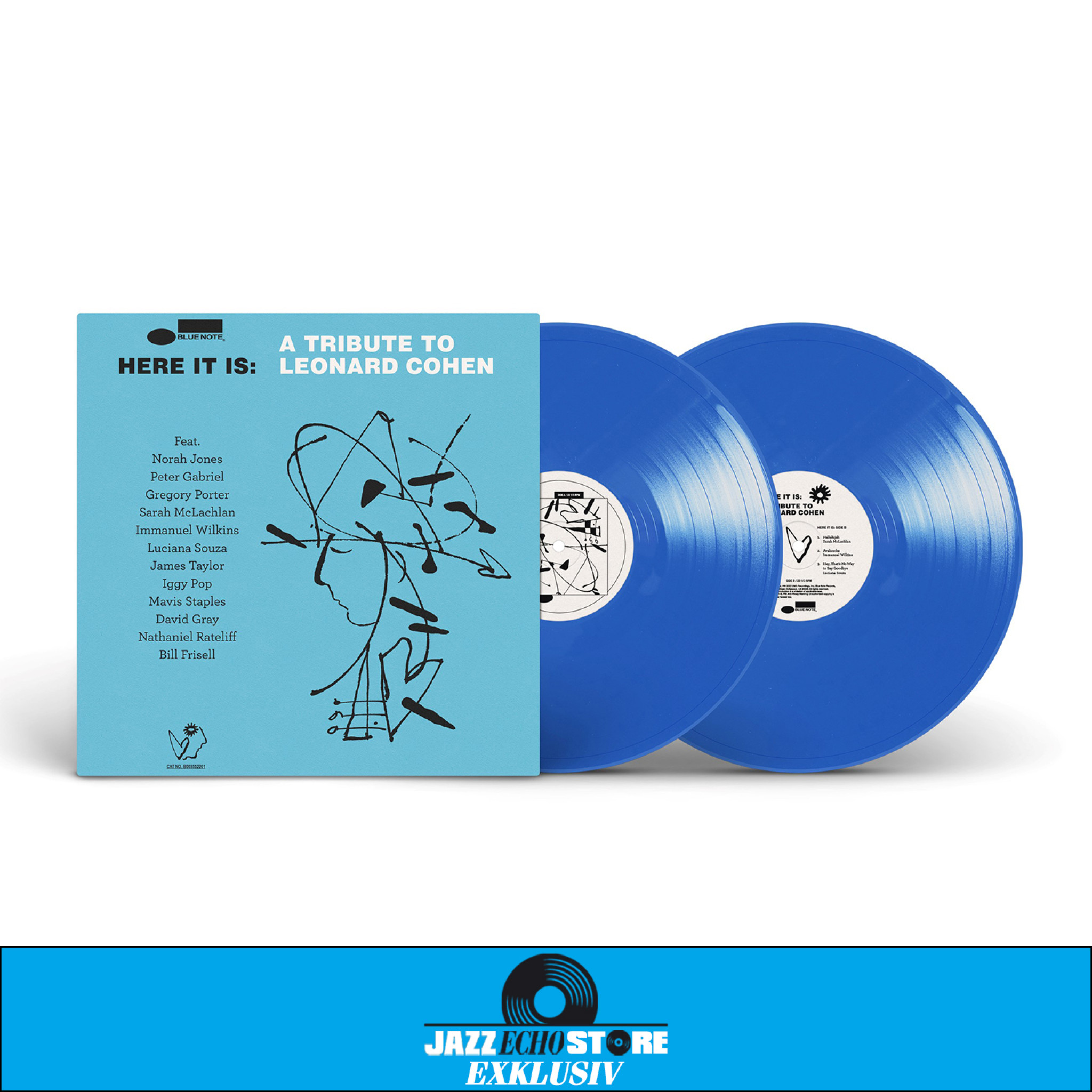  Here It Is: A Tribute to Leonard Cohen (2LP D2C exclusive Ocean Blue)