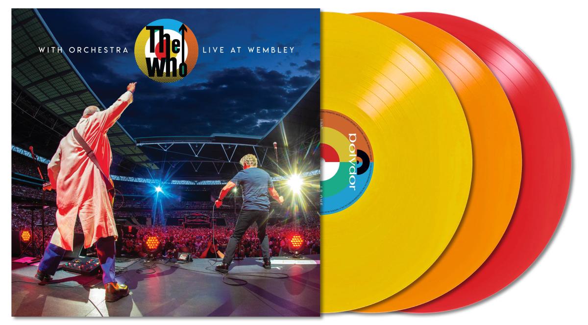"The Who With Orchestra Live At Wembley" 3-LP Color Expanded Packshot