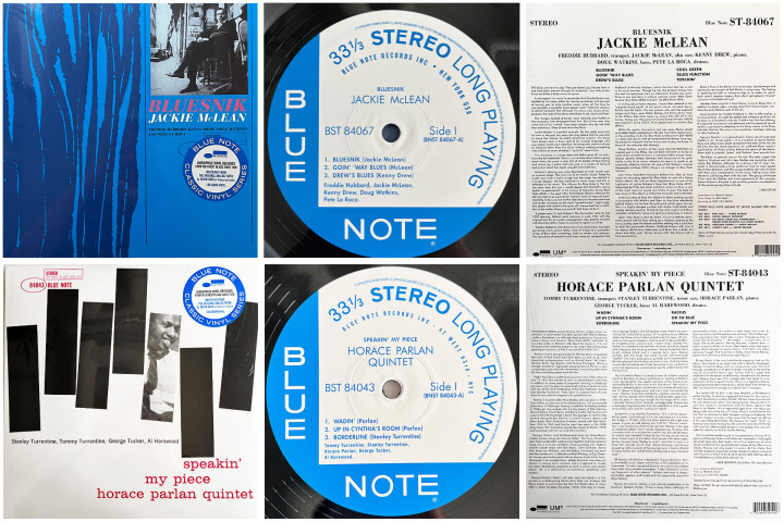 JazzEcho-Plattenteller: Jackie McLean "Bluesnik" / Horace Parlan "Speakin' My Piece" (Blue Note Classic Vinyl)