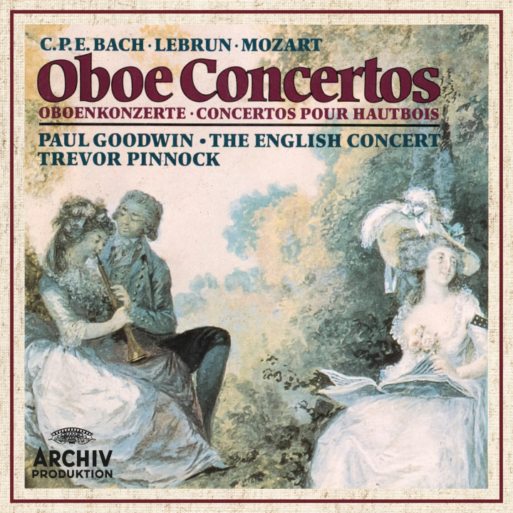 Trevor Pinnock - Mozart: Flute Concerto No. 2 in D Major, K. 314; C.P.E. Bach: Oboe Concerto in E Flat Major, Wq. 165; Lebrun: Concerto for Oboe and Orchestra No. 1 in D Minor