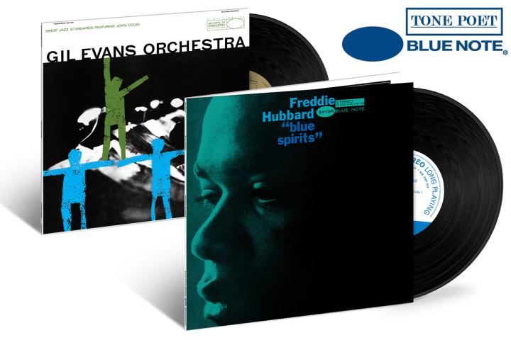 JazzEcho-Plattenteller: Gil Evans "Great Jazz Standards" // Freddie Hubbard "Blue Spirits" (Tone Poet Vinyl)