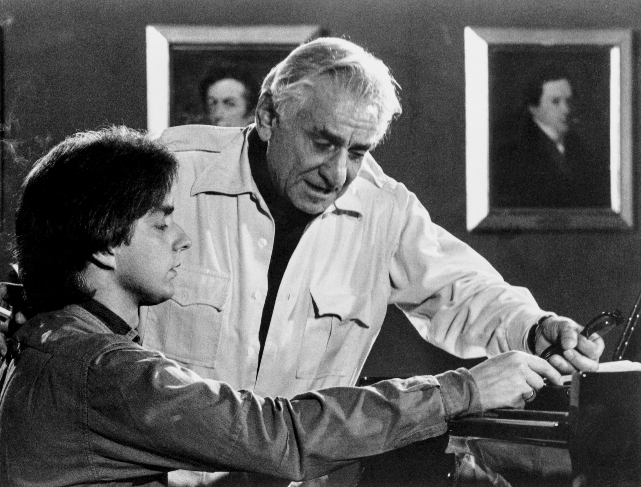 Leonard Bernstein and Krystian Zimerman