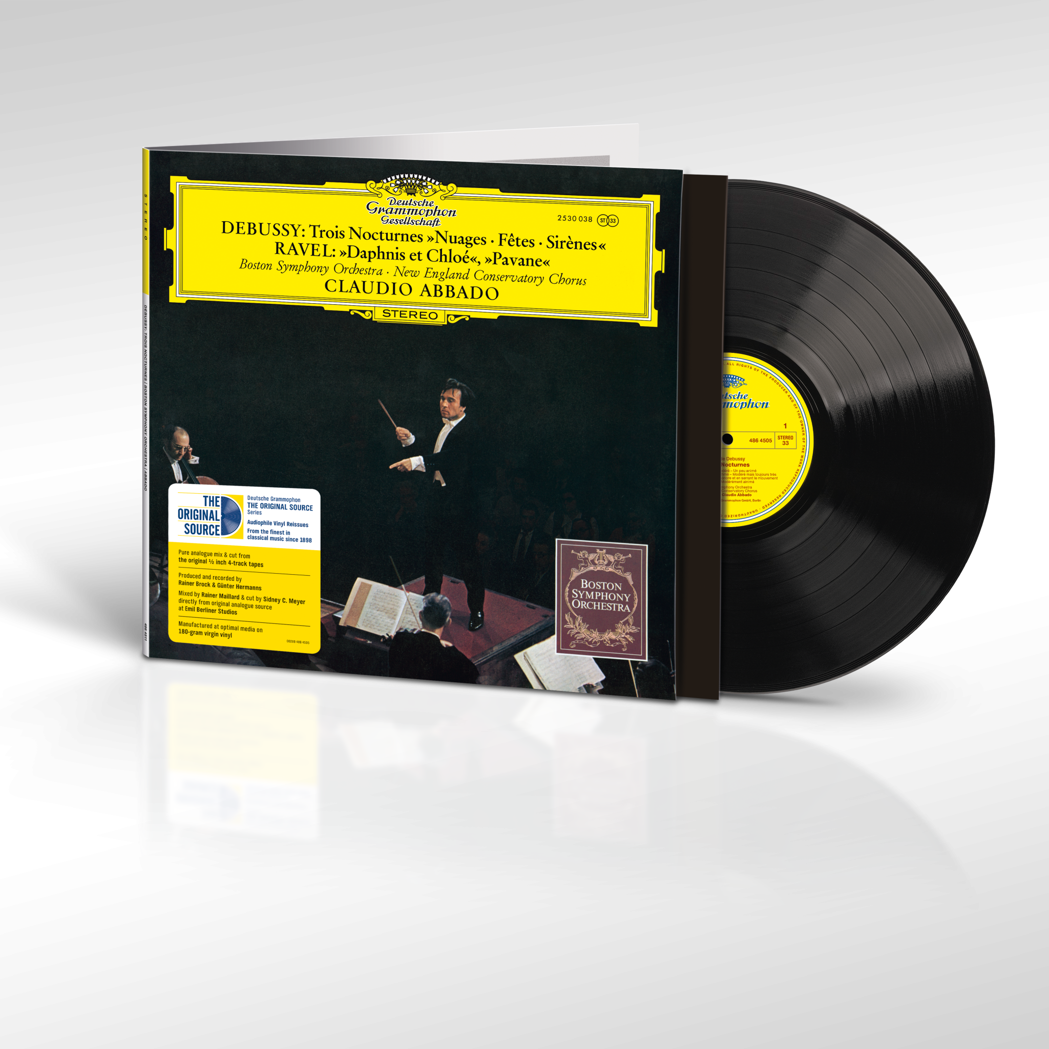 Claudio Abbado - Claude Debussy: Nocturnes, Maurice Ravel: Daphnis et Chloé Suite Nr. 2 & Pavane pour une infante défunte - Original Source Series
