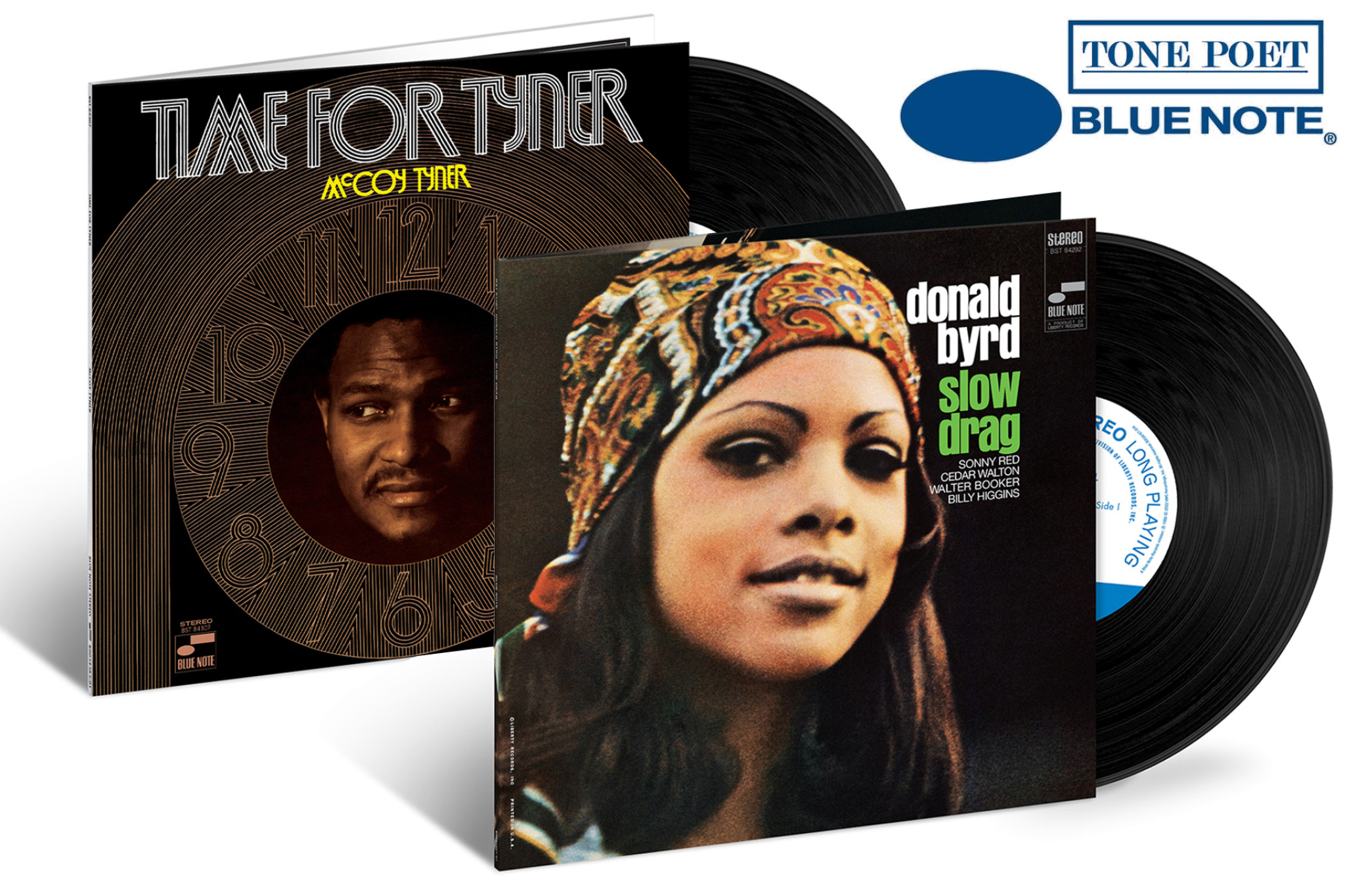 JazzEcho-Plattenteller: McCoy Tyner "Time For Tyner" / Donald Byrd "Slow Drag" (Tone Poet Vinyl)