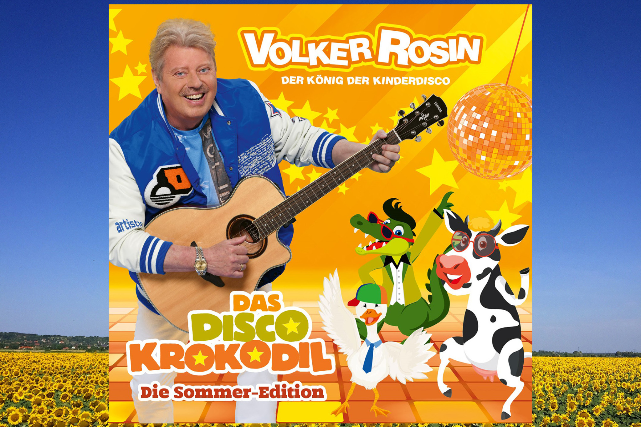 Volker Rosin veröffentlicht die Sommer-Edition seines Albums "Das Disco-Krokodil"