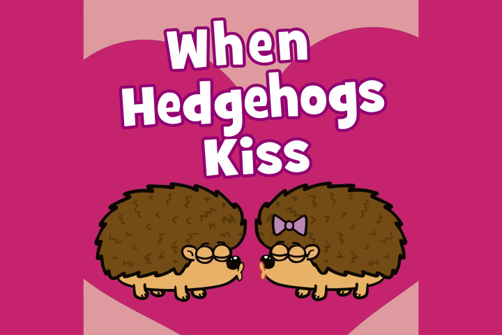 Hedgehogs kiss