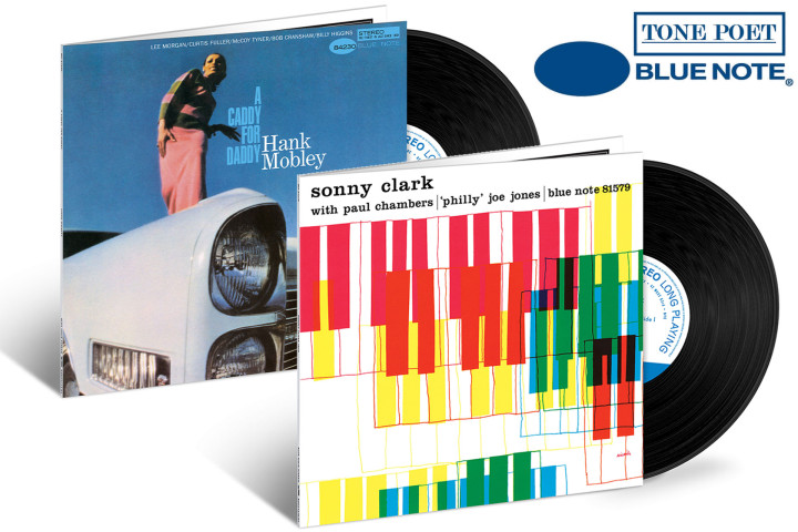 JazzEcho-Plattenteller: Hank Mobley "A Caddy For Daddy" / Sonny Clark Trio (Tone Poet Vinyl)