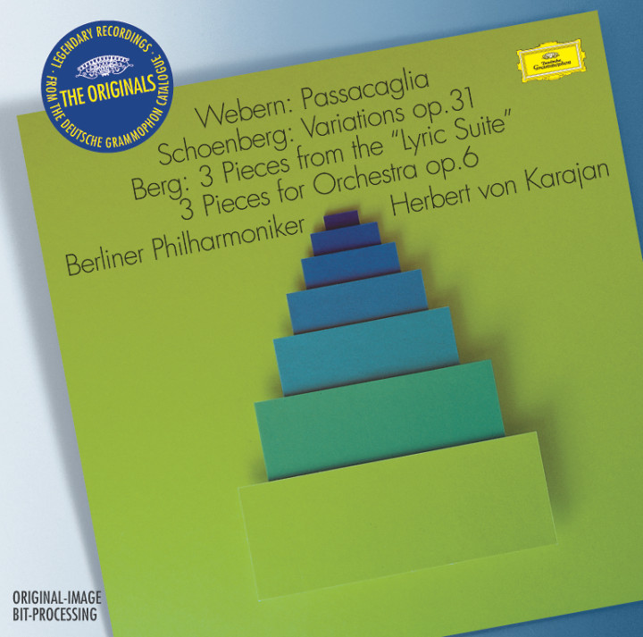 Karajan - Webern: Passacaglia / Schoenberg: Variations Op.6 / Berg: 3 Pieces from the "Lyric Suite"; 3 Pieces for Orchestra Op.6