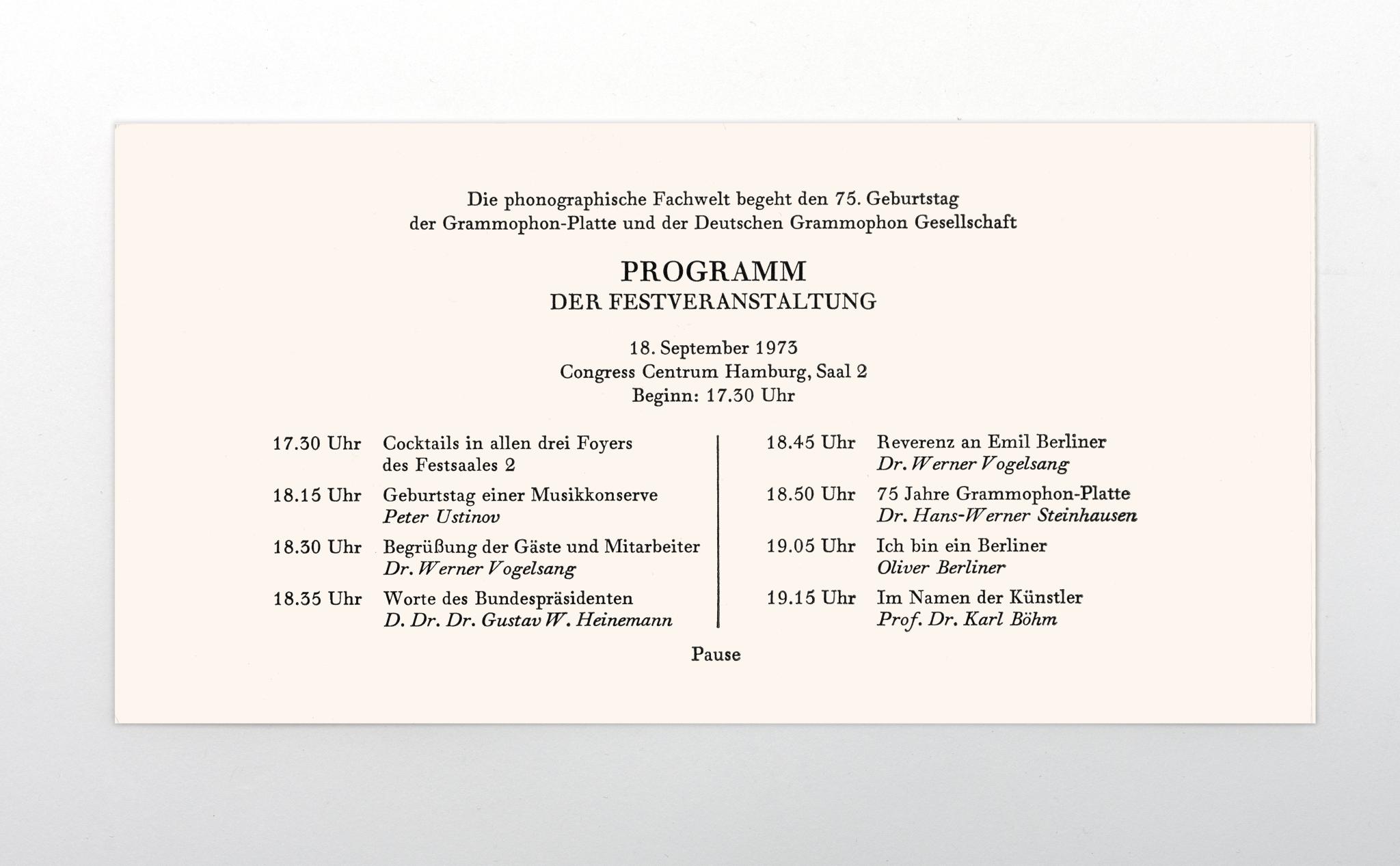 DG75 Programm innen