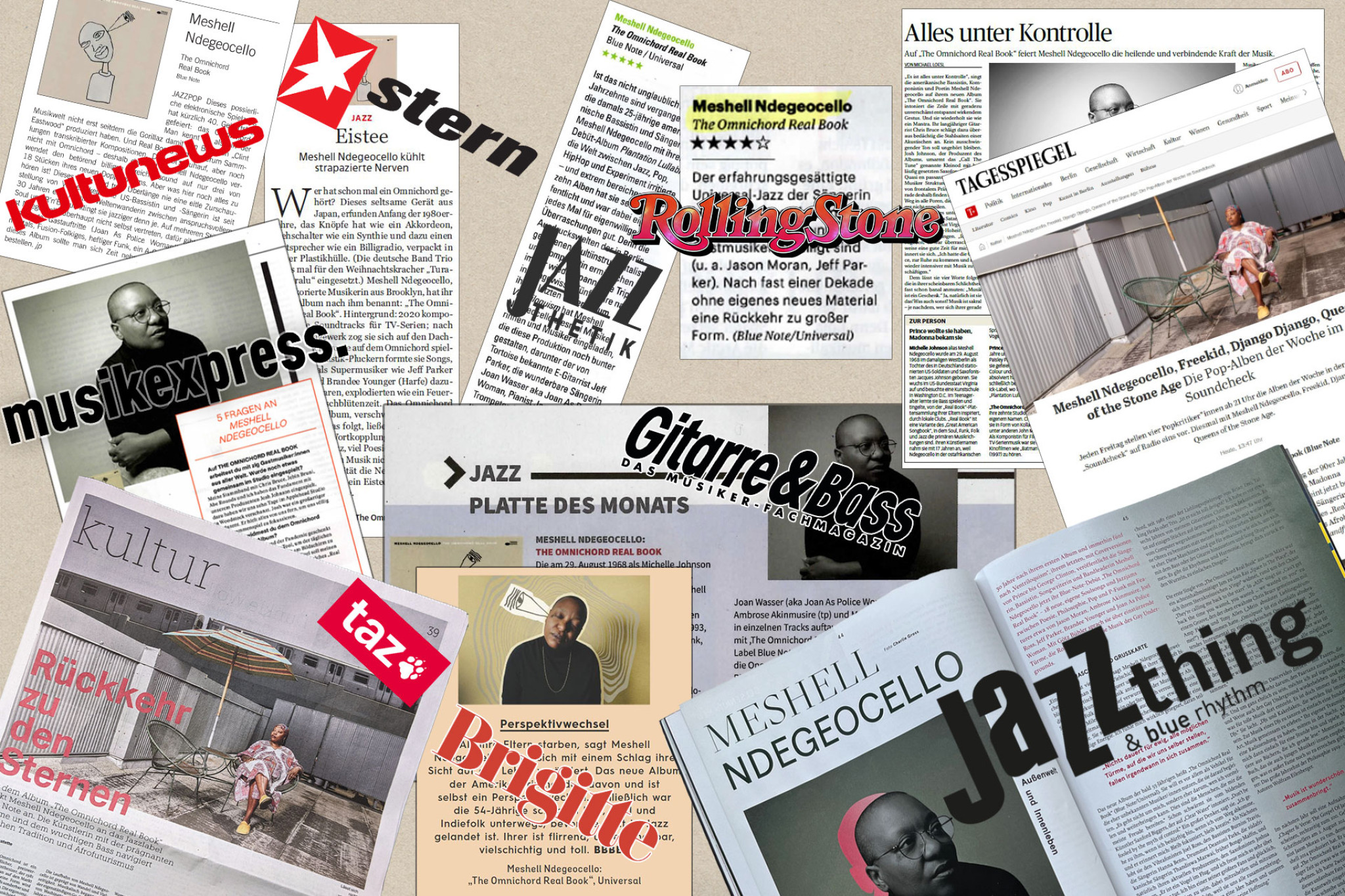 Presse: Meshell Ndegeocello "The Omnichord Real Book" (Blue Note)