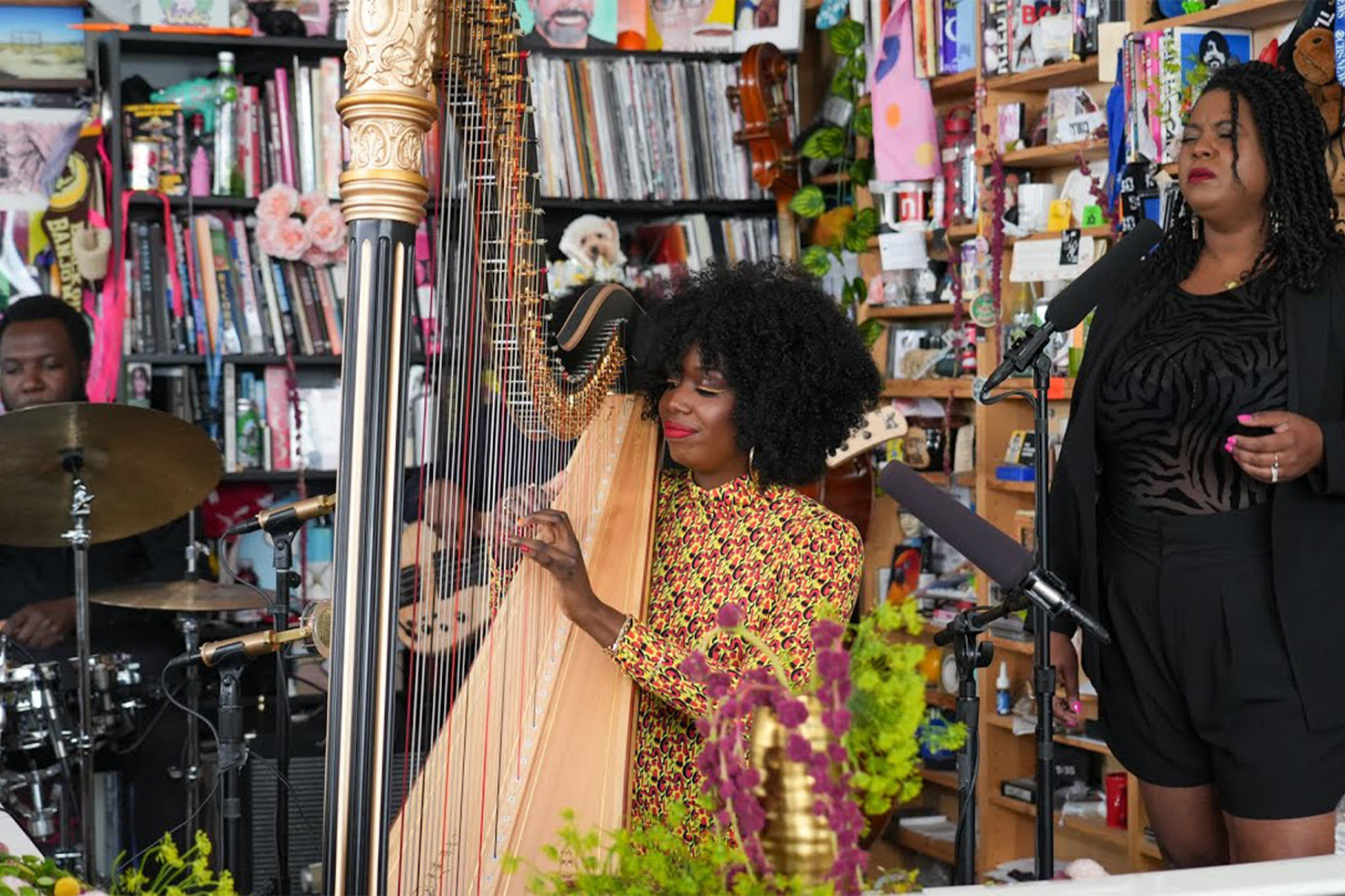 Kleiner Tisch, große Harfe - Brandee Younger beim Tiny Desk