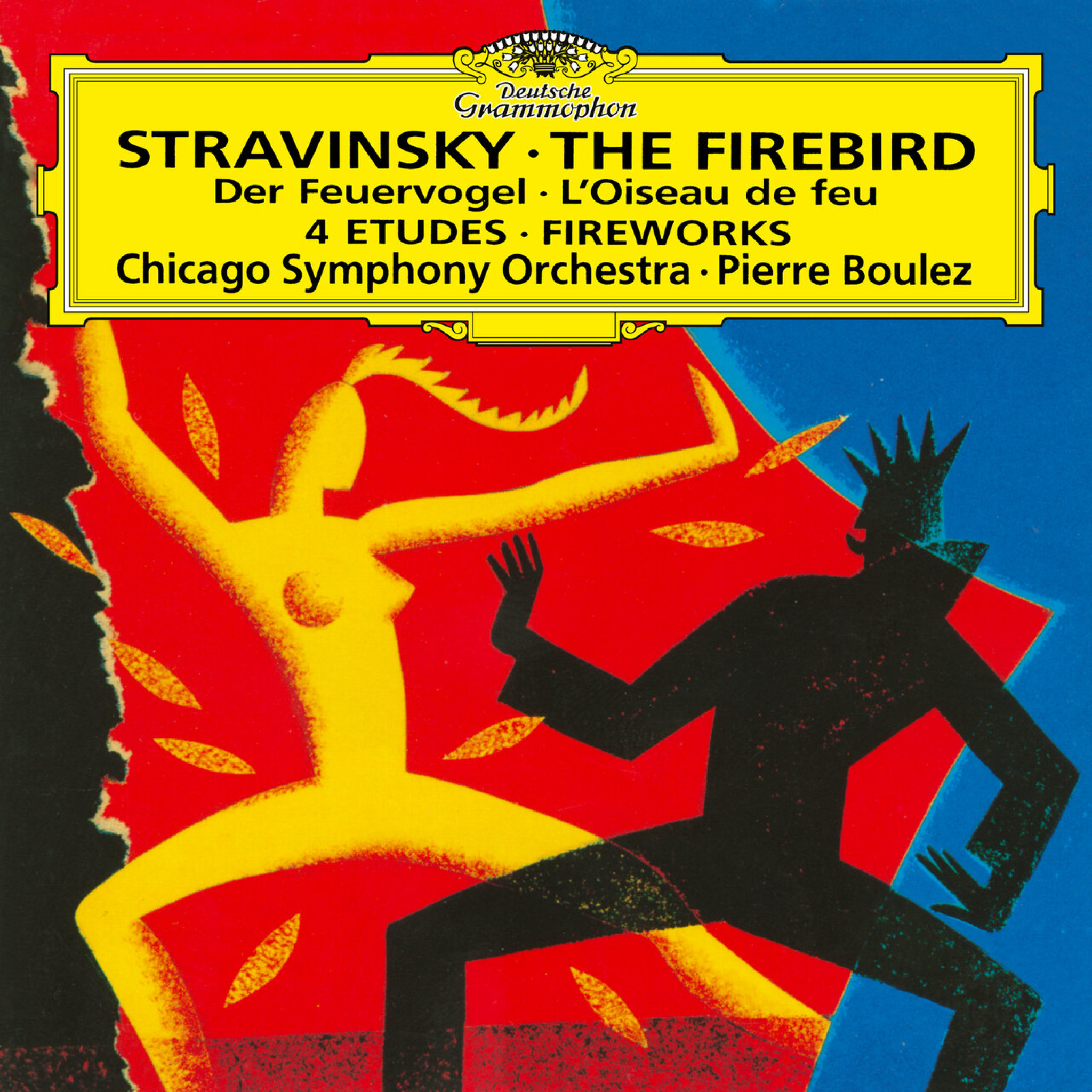 Pierre Boulez - Stravinsky: L'Oiseau de feu; Feu d'artifice; 4 Etudes Dolby Atmos Cover