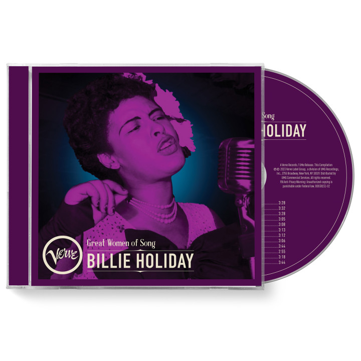 Billie Holiday Great Women Of Song CD MockUp