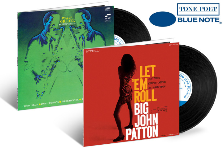 JazzEcho-Plattenteller - Wayne Shorter: Schizophrenia / Big John Patton: Let 'Em Roll (Tone Poet Vinyl)