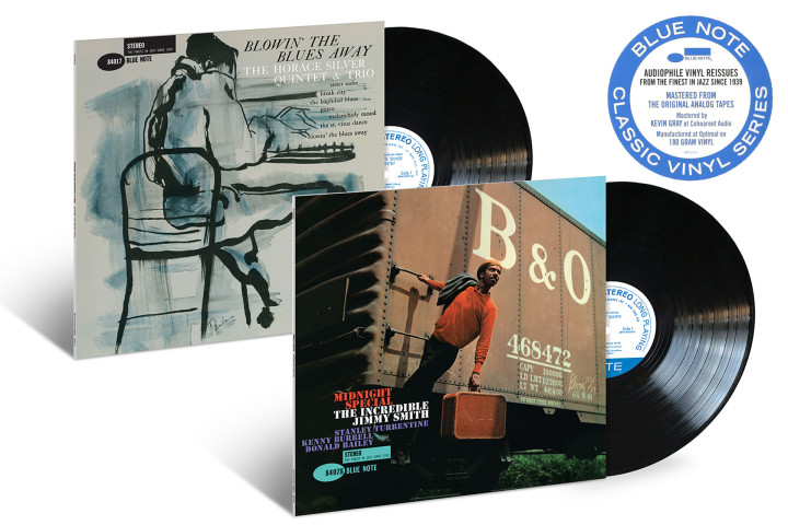 JazzEcho-Plattenteller - Horace Silver: Blowin' The Blues Away / Jimmy Smith: Midnight Special (Blue Note Classic Vinyl)