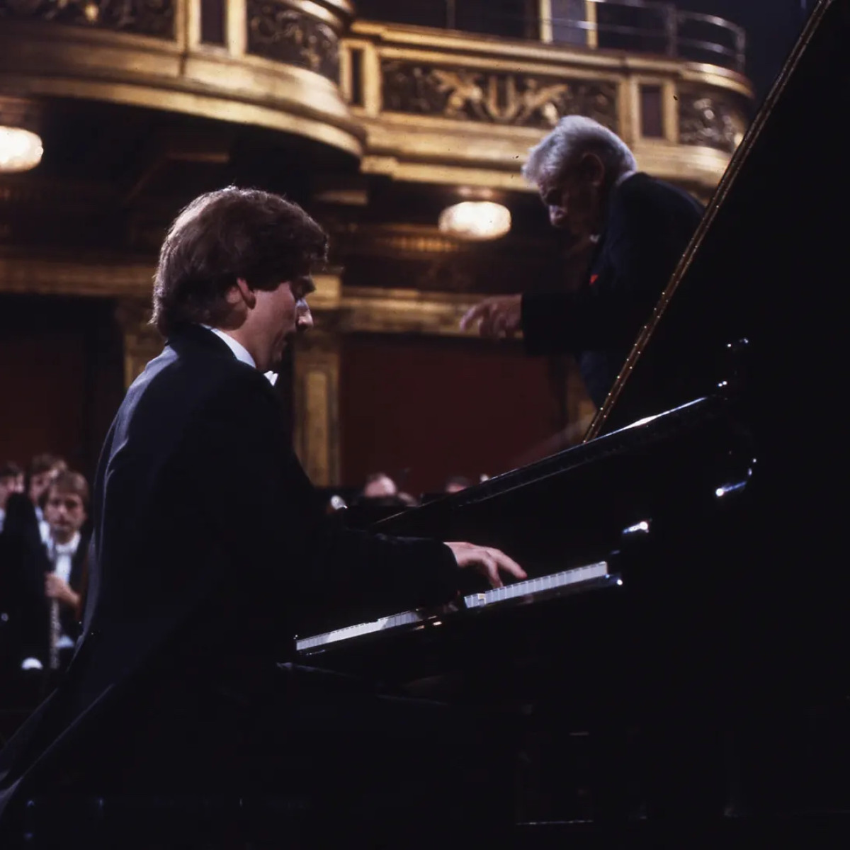 Concerto Performance BRAHMS Piano Concerto No. 1 / Zimerman, Bernstein (Live Performance ...