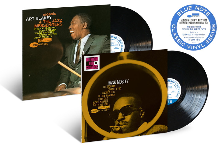 JazzEcho-Plattenteller: Art Blakey & The Jazz Messengers "Mosaic" / Hank Mobley "No Room For Squares" (Blue Note Classic Vinyl)