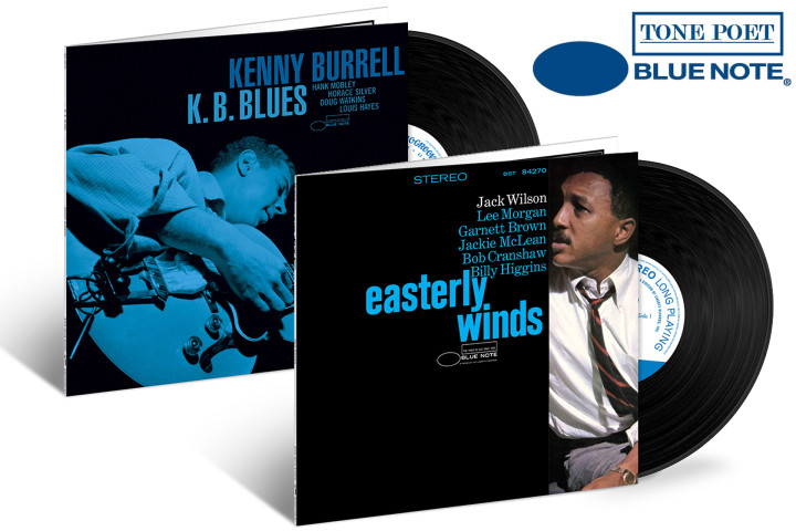 JazzEcho-Plattenteller: Kenny Burrell "K.B. Blues" / Jack Wilson "Easterly Winds" (Tone Poet Vinyl)