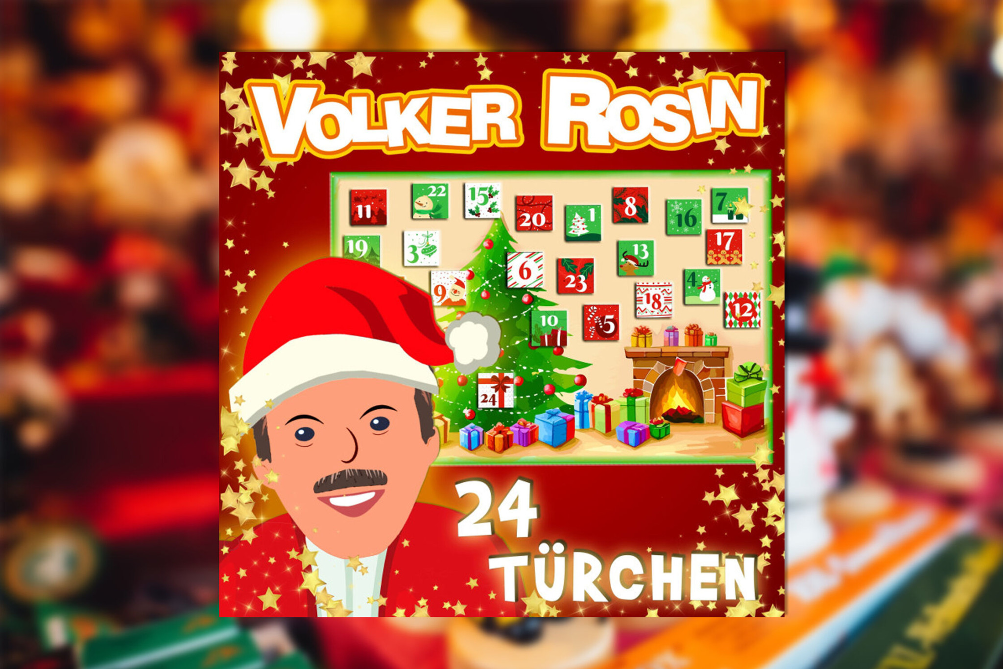 24 Türchen - Das Adventskalenderlied von Volker Rosin