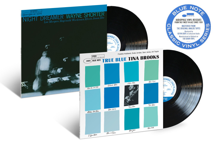 JazzEcho-Plattenteller:  Wayne Shorter "Night Dreamer" / Tina Brooks "True Blue" (Blue Note Classic Vinyl)