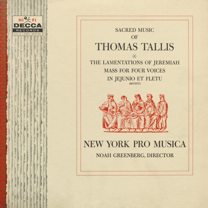 Russell Oberlin - Sacred Music Of Thomas Tallis