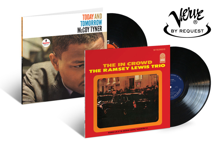 JazzEcho-Plattenteller: McCoy Tyner "Today And Tomorrow" / Ramsey Lewis Trio: "The In Crowd" (Verve By Request Vinyl)