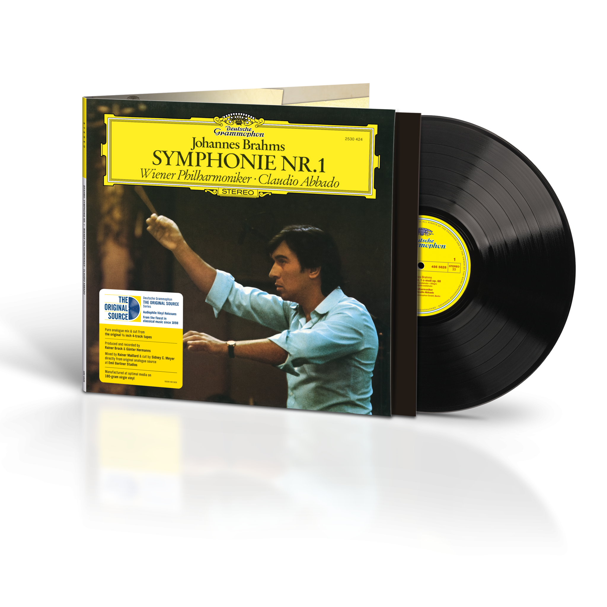 Claudio Abbado - Brahms: Symphony No. 1 in C Minor, Op. 68 Original Source Series Packshot