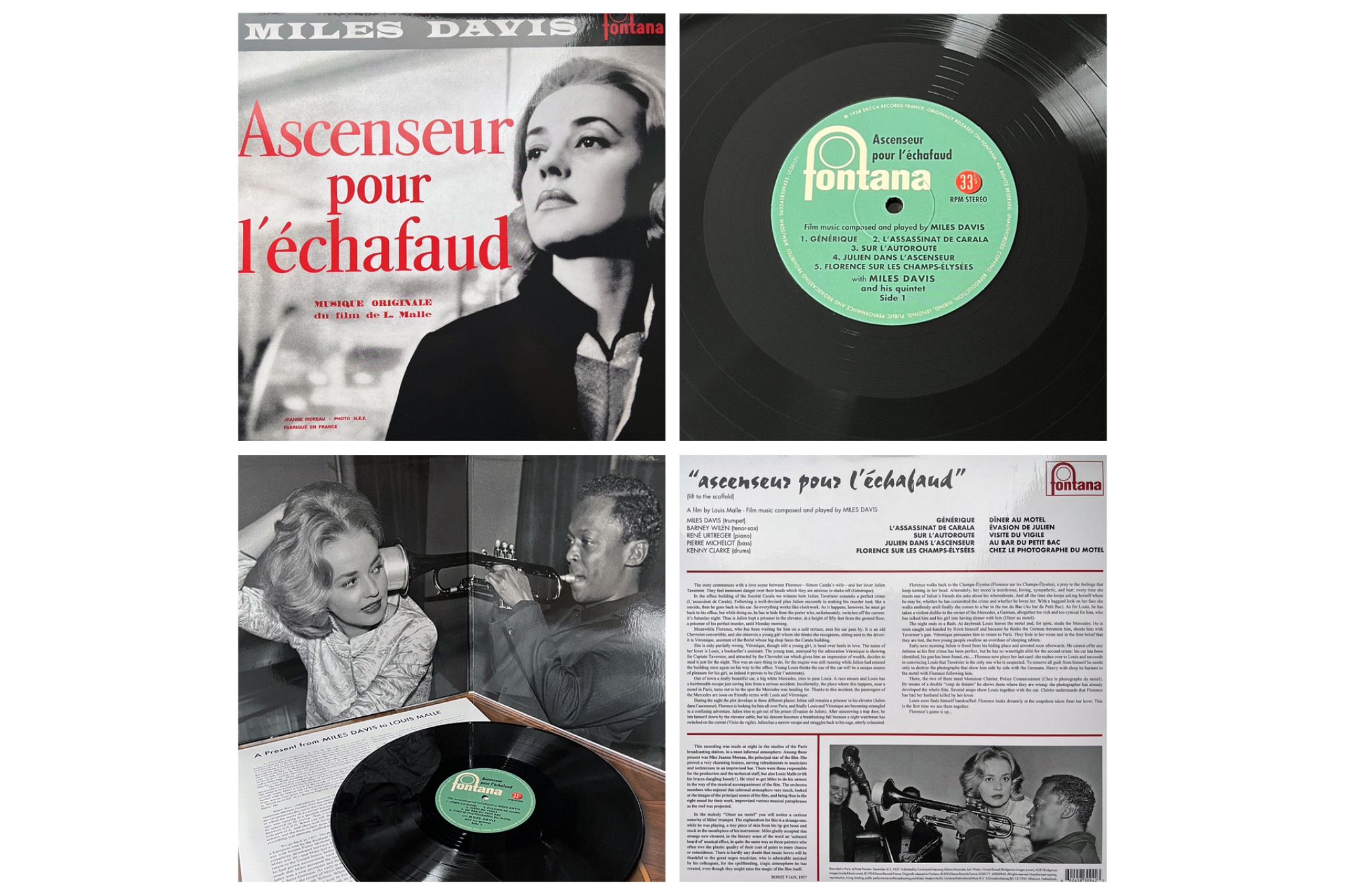 Der Fahrstuhl fährt wieder - Miles Davis' Kultsoundtrack als remasterte LP