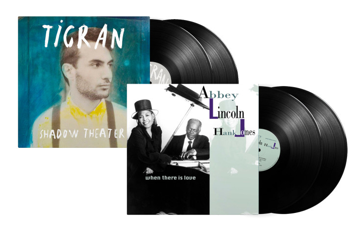JazzEcho-Plattenteller: Tigran Hamasyan "Shadow Theater" (2LP) / Abbey Lincoln "When There Is Love" (2LP)