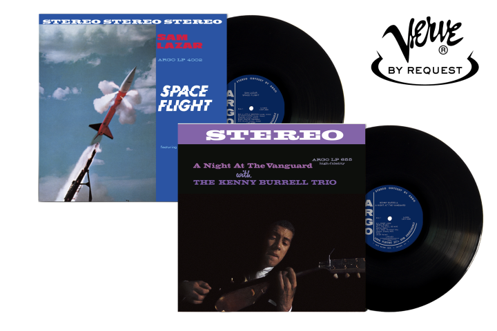 JazzEcho-Plattenteller - Sam Lazar: Space Flight /  Kenny Burrell: A Night at the Vanguard (Verve By Request Vinyl)