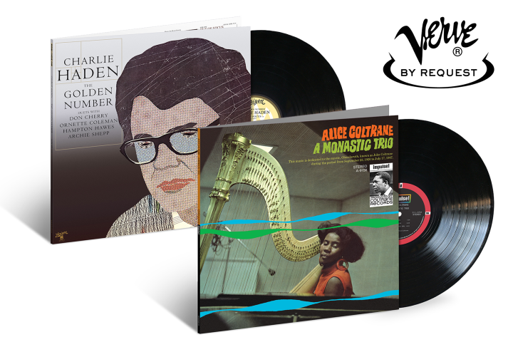 JazzEcho-Plattenteller - Alice Coltrane: A Monastic Trio / Charlie Haden: The Golden Number (Verve By Request Vinyl)