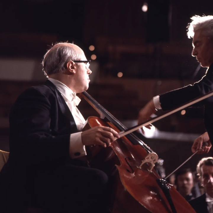 Karajan conducts Strauss: Don Quixote – with Mstislav Rostropovich