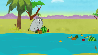 The Hippo wants to dance