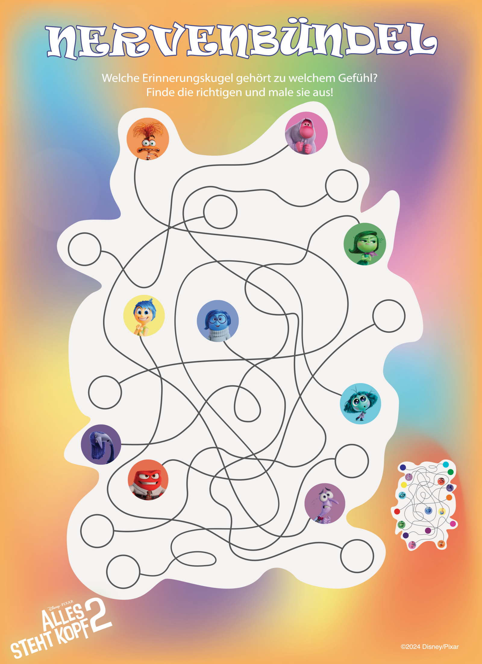 Disney Rätsel & Ausmalbilder | Karussell - Musik und Hörspiele für Kinder