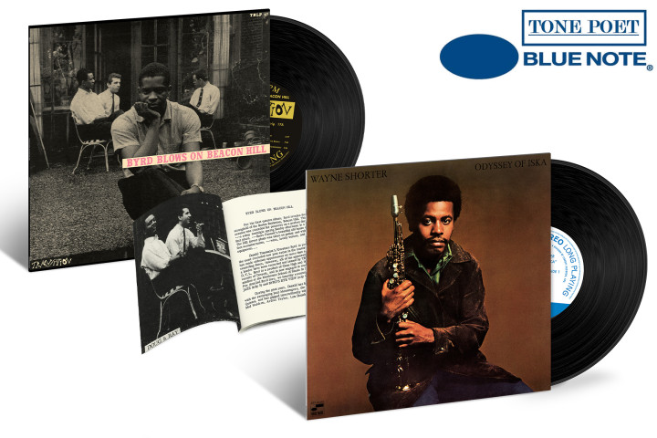 JazzEcho-Plattenteller -  Donald Byrd: Byrd Blows On Beacon Hill / Wayne Shorter: Odyssey of Iska (Tone Poet Vinyl)