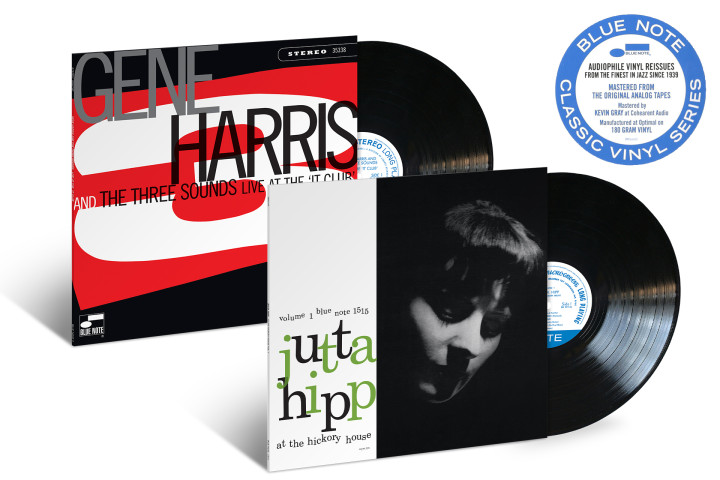 JazzEcho-Plattenteller - Gene Harris and The Three Sounds / Jutta Hipp (Blue Note Classic Vinyl)