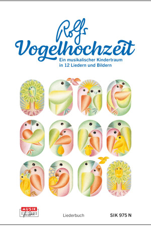 Rolfs Vogelhochzeit - Liederbuch  (Melodiezeilen, Akkorde, Gitarrengriffe)