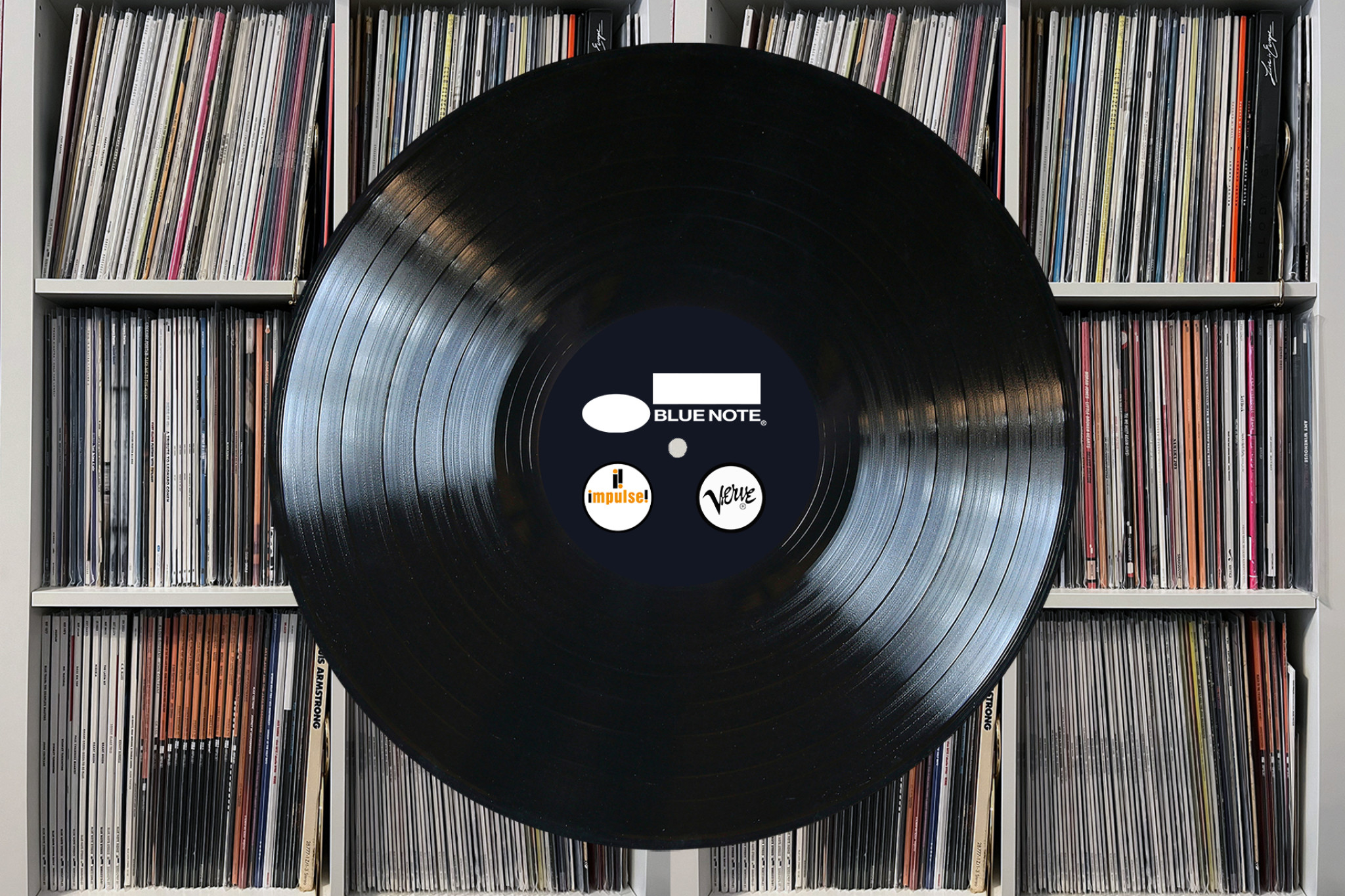 JazzEcho-Plattenteller