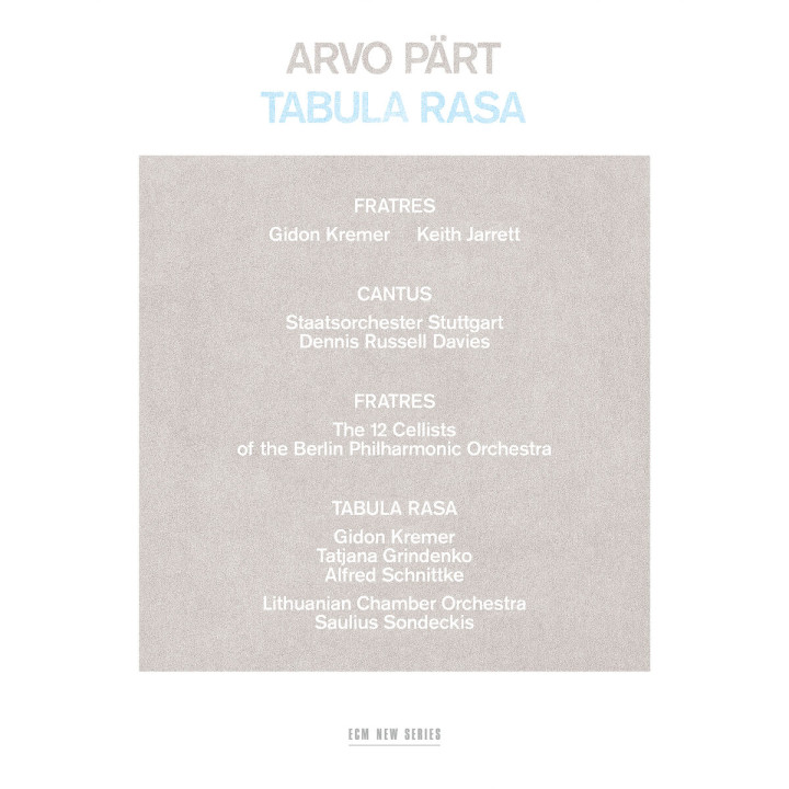 Arvo Pärt: Tabula Rasa