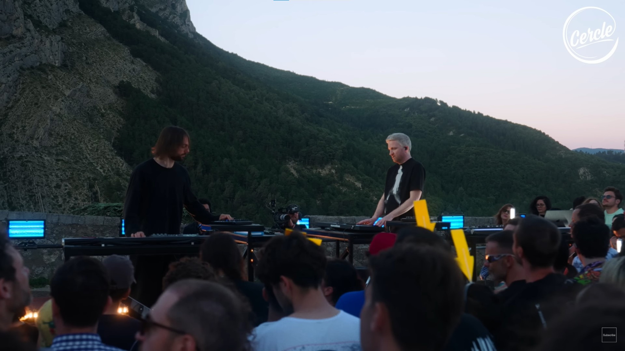 Kiasmos live for Cercle at Citadelle de Sisteron, France