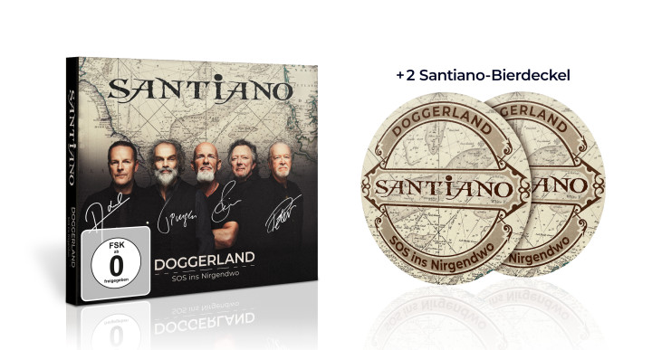 Santiano Mock-Up D2C signierte Deluxe mit 2 Bierdeckel Doggerland - SOS ins Nirgendwo.jpg