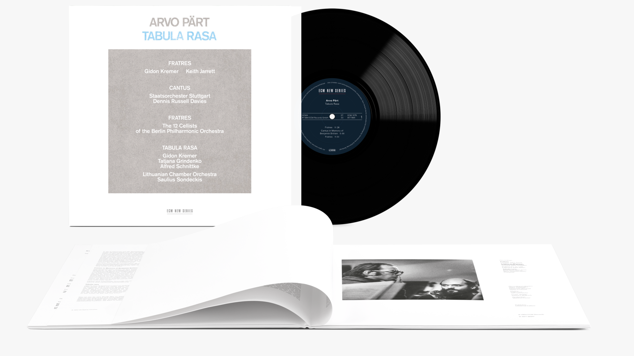 Beginn einer neuen Klang-Ära – Arvo Pärts Albumklassiker "Tabula rasa" in Vinyl-Edition neu aufgelegt