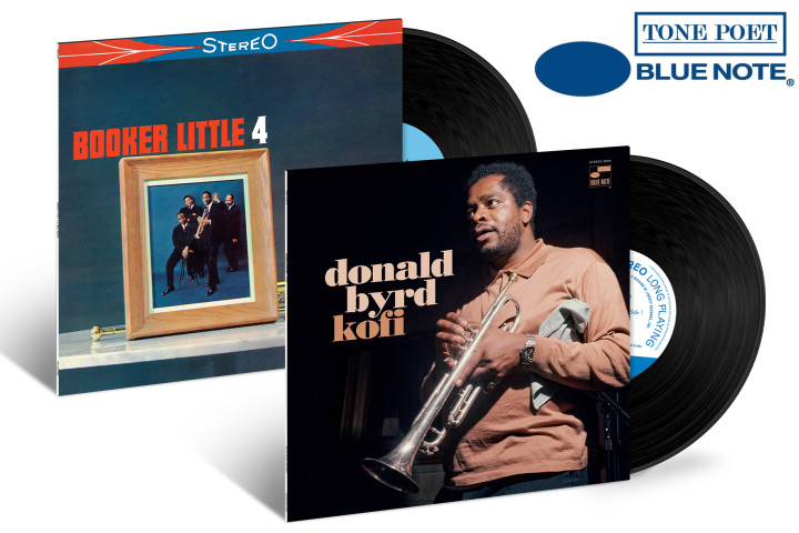 JazzEcho-Plattenteller: Booker Little 4 & Max Roach / Donald Byrd "Kofi" (Tone Poet Vinyl)