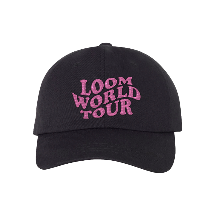 Loom Dad Hat w/ Pink Embroidery