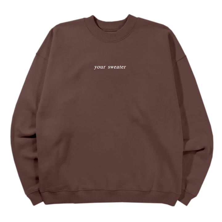 Brown 2022 Heather Day Crewneck