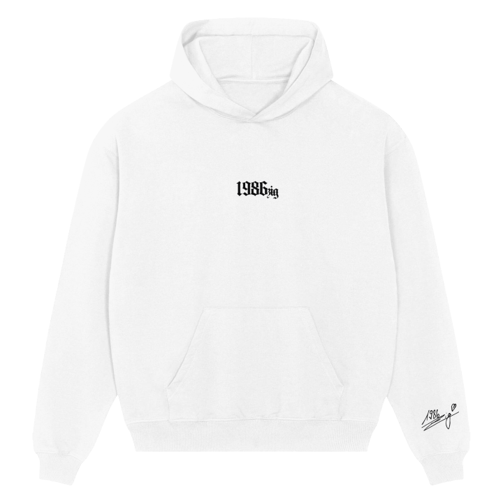 Classic 1986zig Oversize Hoodie mit Signatur