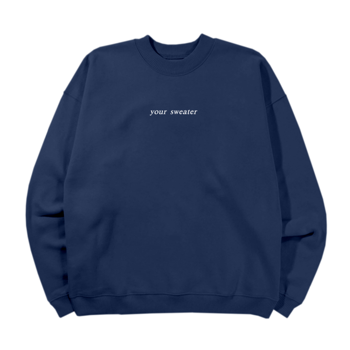 Navy 2024 Heather Day Crewneck